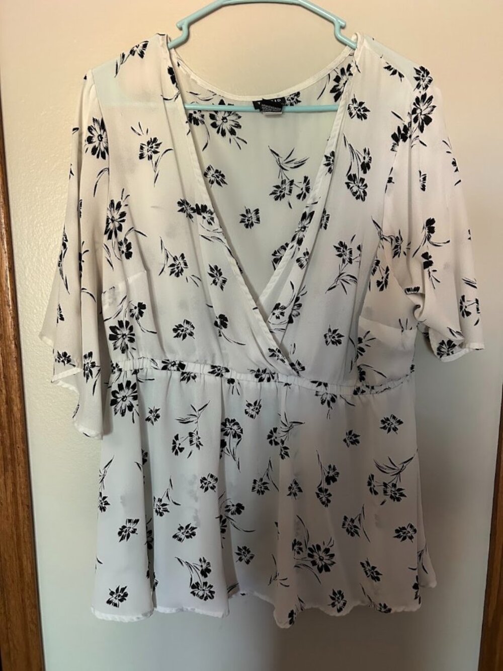 Torrid Floral Peplum Style Top